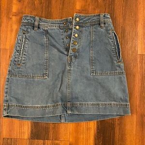 Free People Denim Skirt